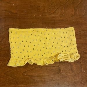 yellow tube top